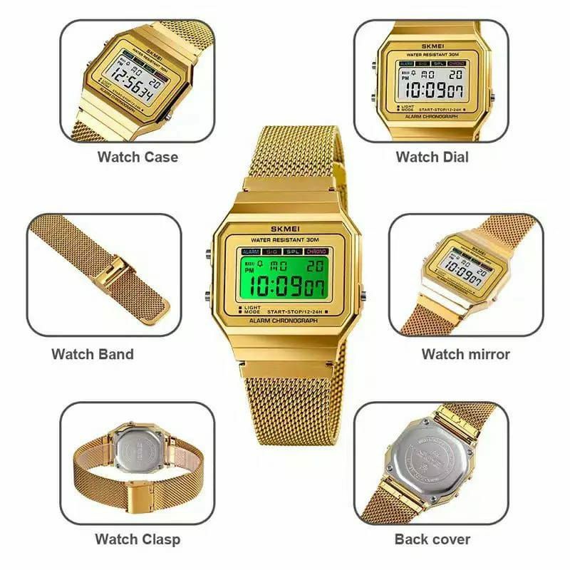 Jam Tangan Skmei 1639 Original Digital Terlaris Kasual Fashion Pria