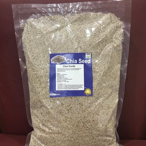 

Organic White Chia Seed Mexico 1kg / Chia seed PUTIH Best Seller