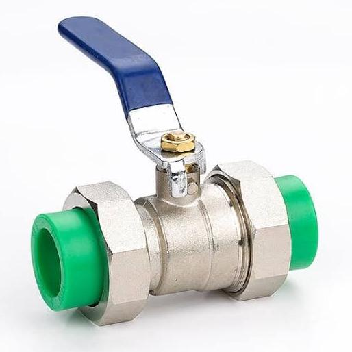 Ppr Union Ball Valve Uk.1" (32 Mm) Water Mur Ball Valve Ppr