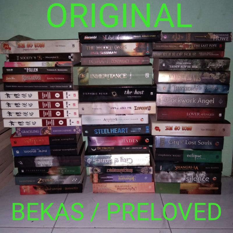 ( Preloved ) ( Original ) Obral Buku Bacaan Novel Bekas Preloved Original - Dee Lestari - Wulanfadi 