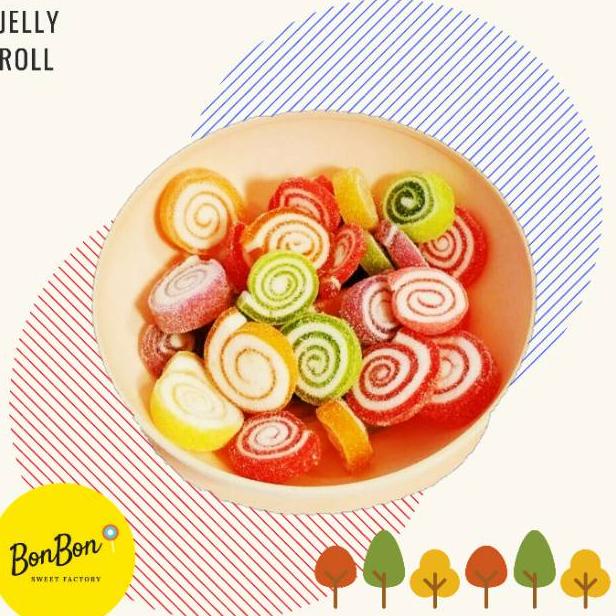 

Jelly Roll Candy Permen Jeli Kiloan Jely Bulat Lingkaran Best Seller