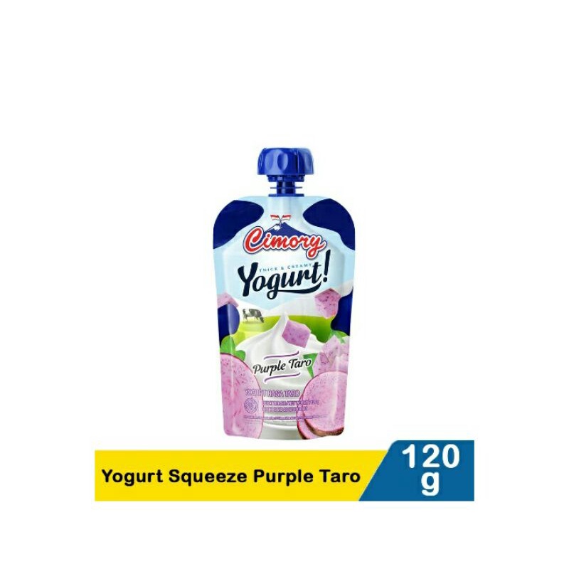 Cimory Yoghurt Squeeze Purple Taro 120G