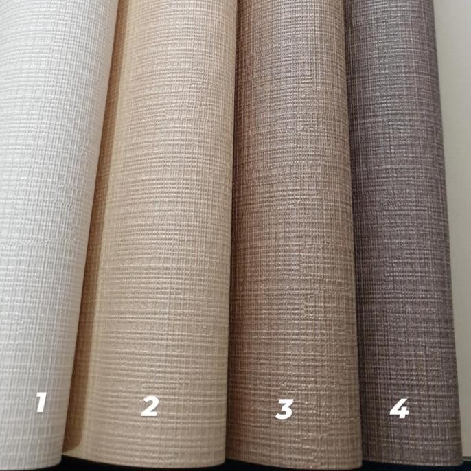 Wallpaper dinding premium polos bertekstur untuk kamar, hotel, rumah