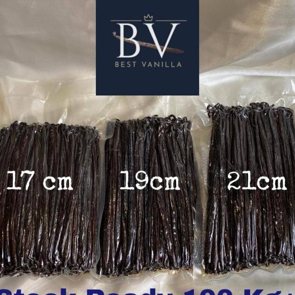 

Vanilla Beans Planifolia Grade A Gourmet (Biji Vanila Organik)