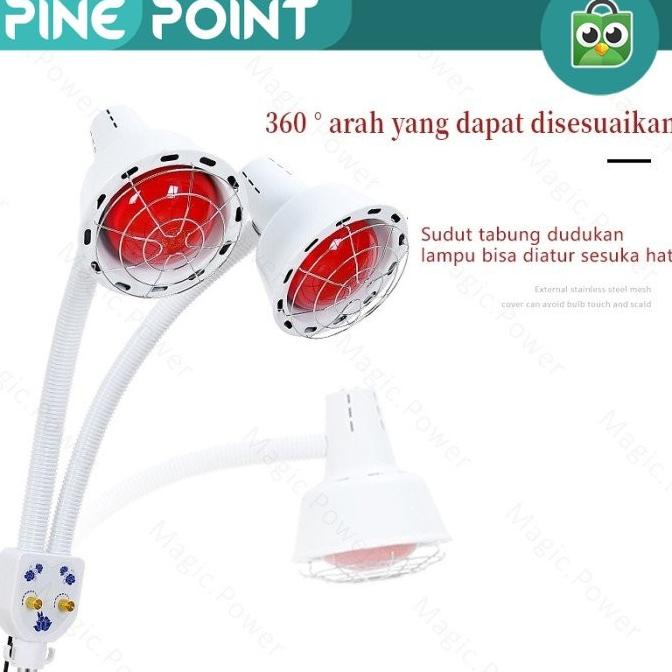 Alat fisioterapi lampu terapi sinar infra red infrares lantai standing
