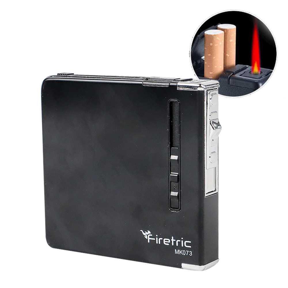 Firetric Kotak Rokok Aluminium 20 Slot dengan Korek Elektrik - MK073