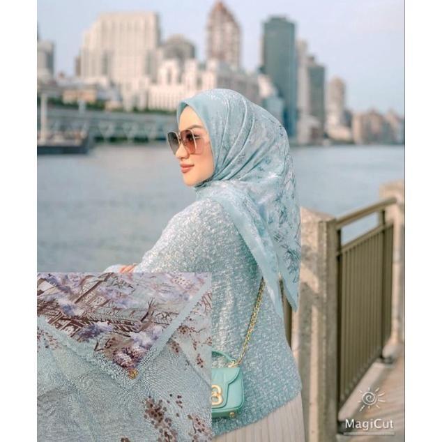 Scarf New York Seri Dr Button Scarves Semi Original Memakai Logo B