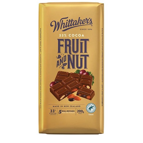 

Whittakers Chocolate Fruit and Nut Coklat Import 200gr Best Seller