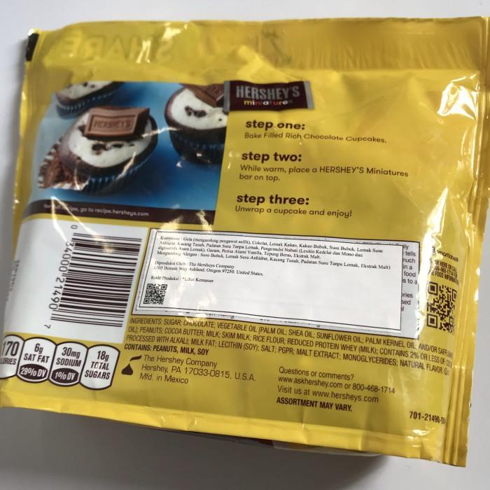 

Coklat Hersheys Chocolate Miniatures 294 gram Snack Import USA Best Seller