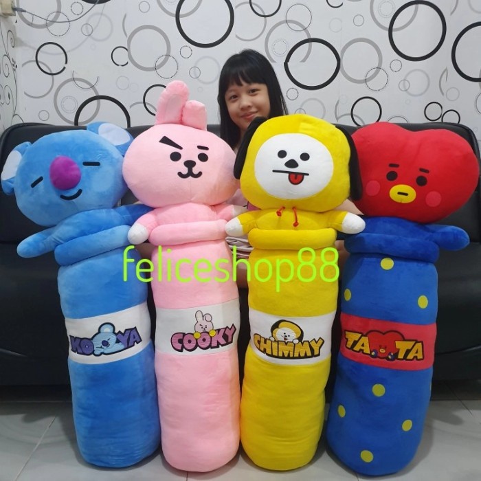 guling boneka bts bt21 besar jumbo