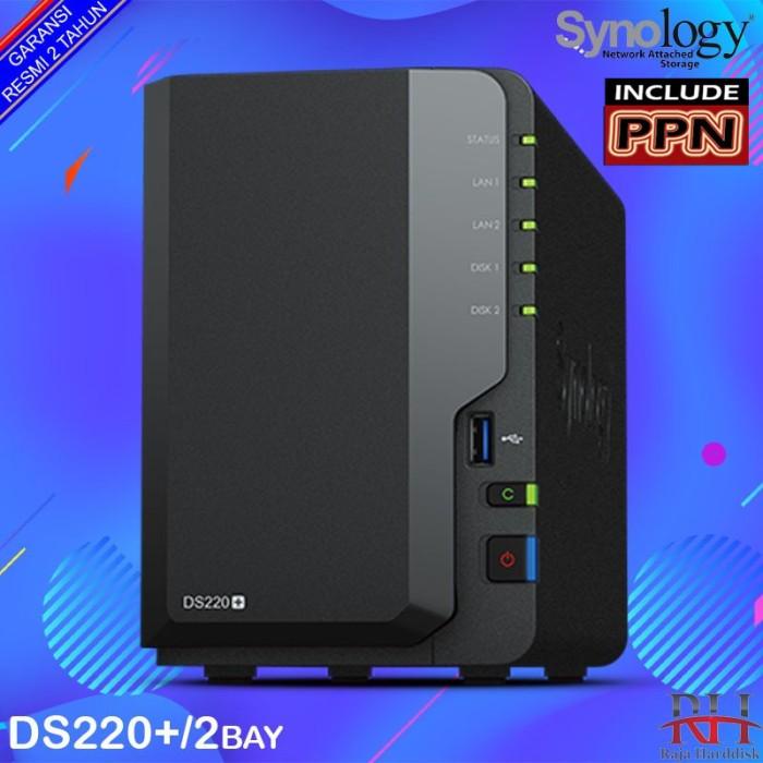 Docking Synology Ds220+ Nas 2Gb - 2Bays, Cel J4025Dc, 2Gbe, 2Usb3.0
