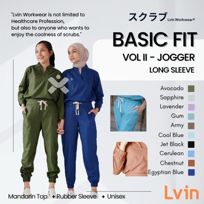 Terlaris [ Lvin ] Mandarin Collar Baju Oka Joger Lengan Panjang / Baju Jaga Oka