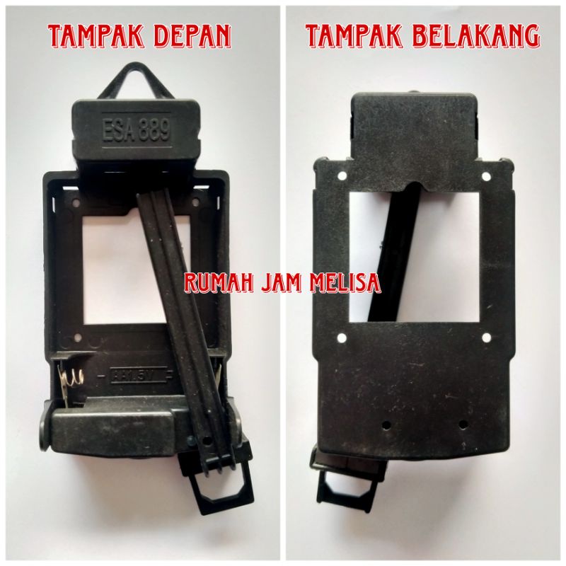 rumah mesin jam dinding bandul goyang ESA 889BD