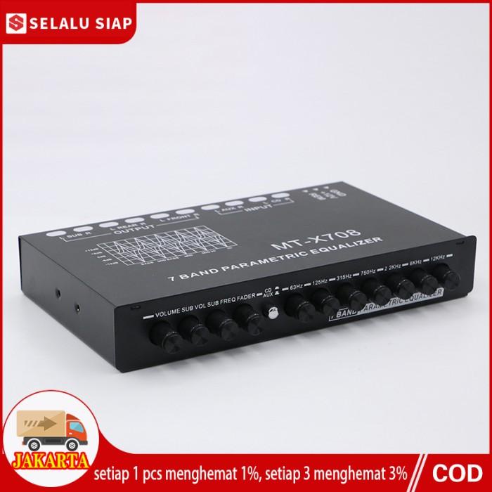 Best Seller Preamp Mobil Av-Eq7 Parametrik Audio Mobil 7 Band Equalizer