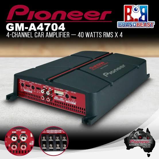 Best Seller Power Pioneer 4 Channel / Amplifier Pioneer Gm A 4704