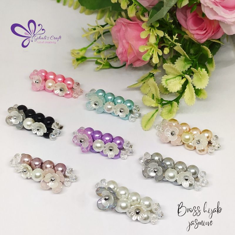 Bross hijab Jasmine/Bross jilbab /Peniti jilbab