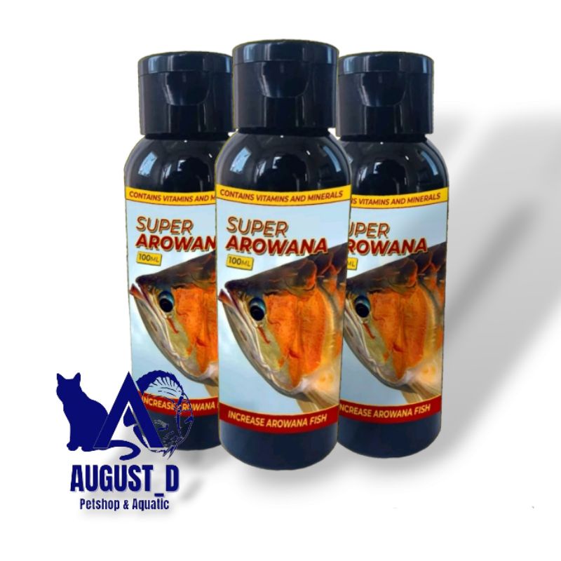 Vitamin Ikan Arwana SUPER AROWANA 100 ml Vitamin Untuk Semua Jenis Arwana Super Red , Golden Red dll