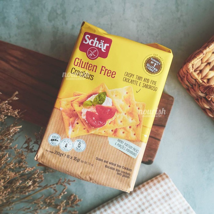 

Schar Gluten Free Table Crackers -- 7.4 oz (210gr)