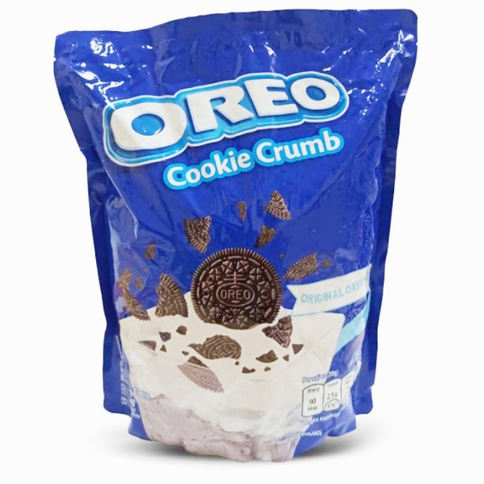 

Oreo Cookie crumb biskuit Oreo crumb kasar 1kg kemasan Asli