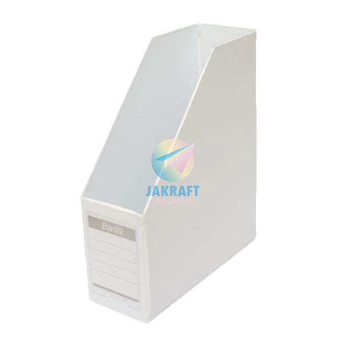 

Terlaris Magazine Box File Bantex 4011-07 (White) Folio Fc F4 10 Cm