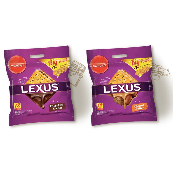 

MUNCHY'S LEXUS BISCUIT KEMASAN BESAR