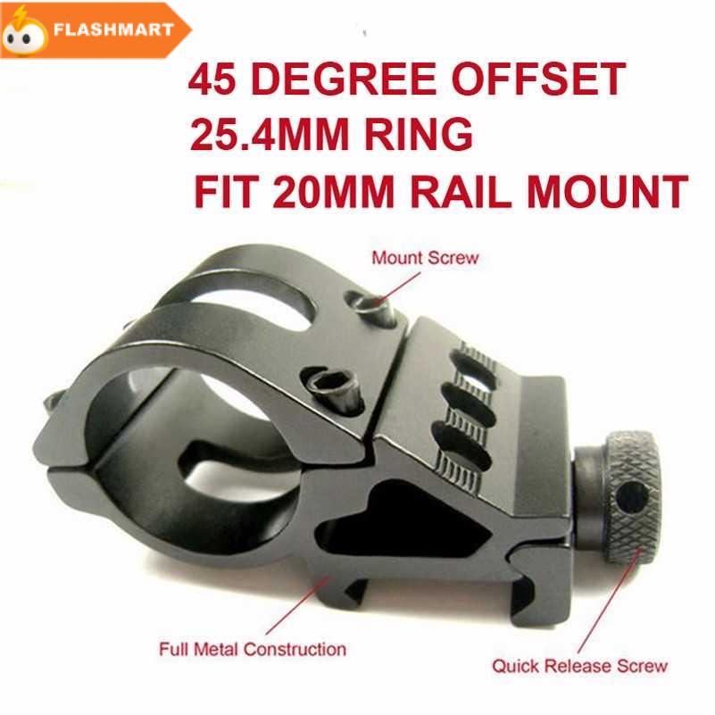 FLASHMART Gun Mount Senter 25.4mm - HS-FM001