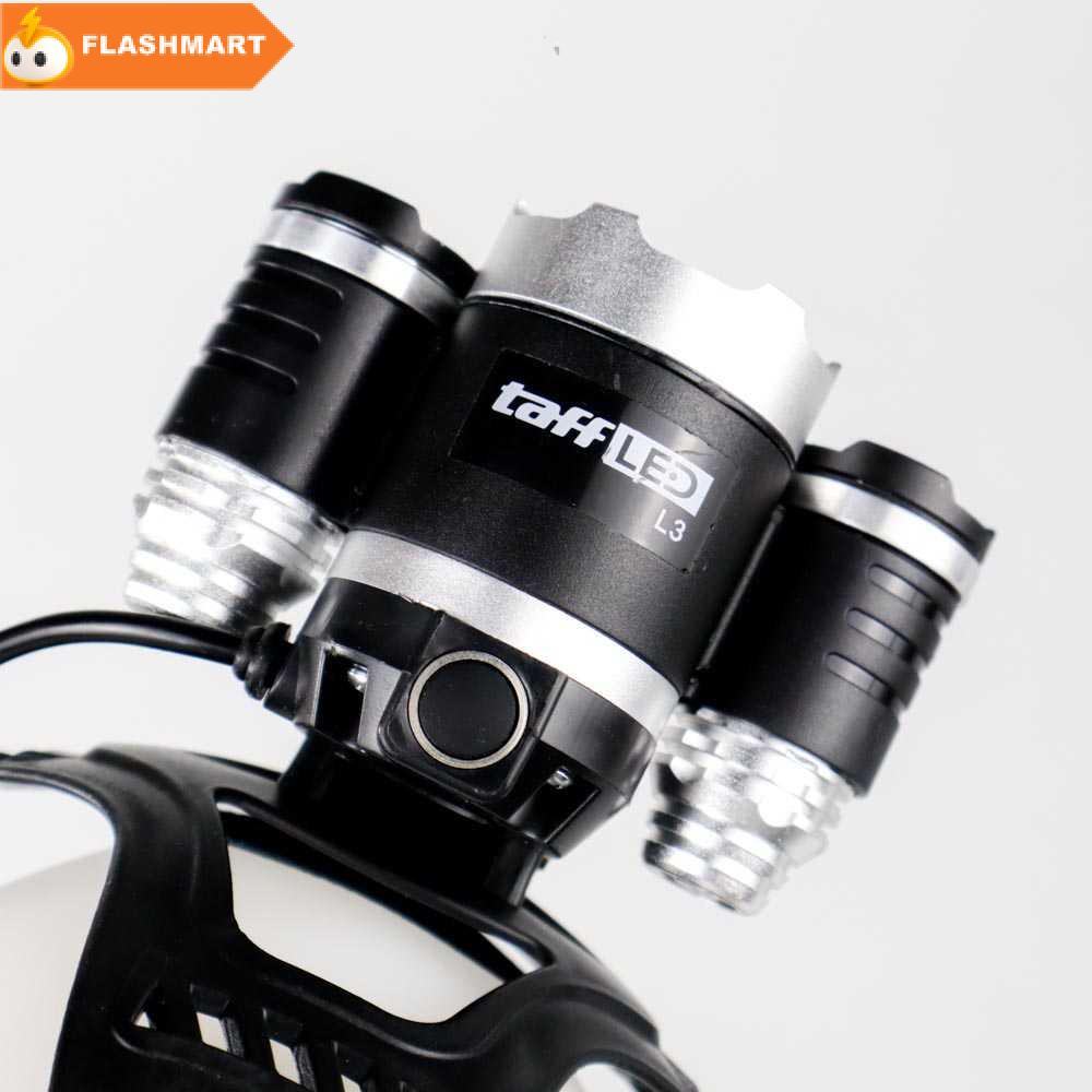 FLASHMART Ares Headlamp Headlight 3 LED Cree XM-L T6 + 2 XEP - L3