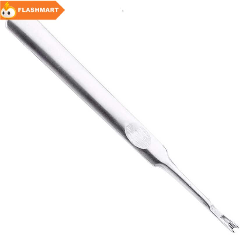 FLASHMART Alat Pencabut Kulit Mati Kutikula Nail Spoon Stainless Steel