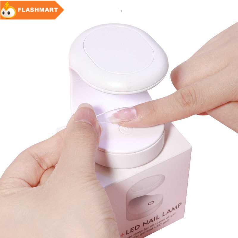 FLASHMART Pengering Kutek Kuku Mini UV LED Nail Dryer 16W - XZMUV-1