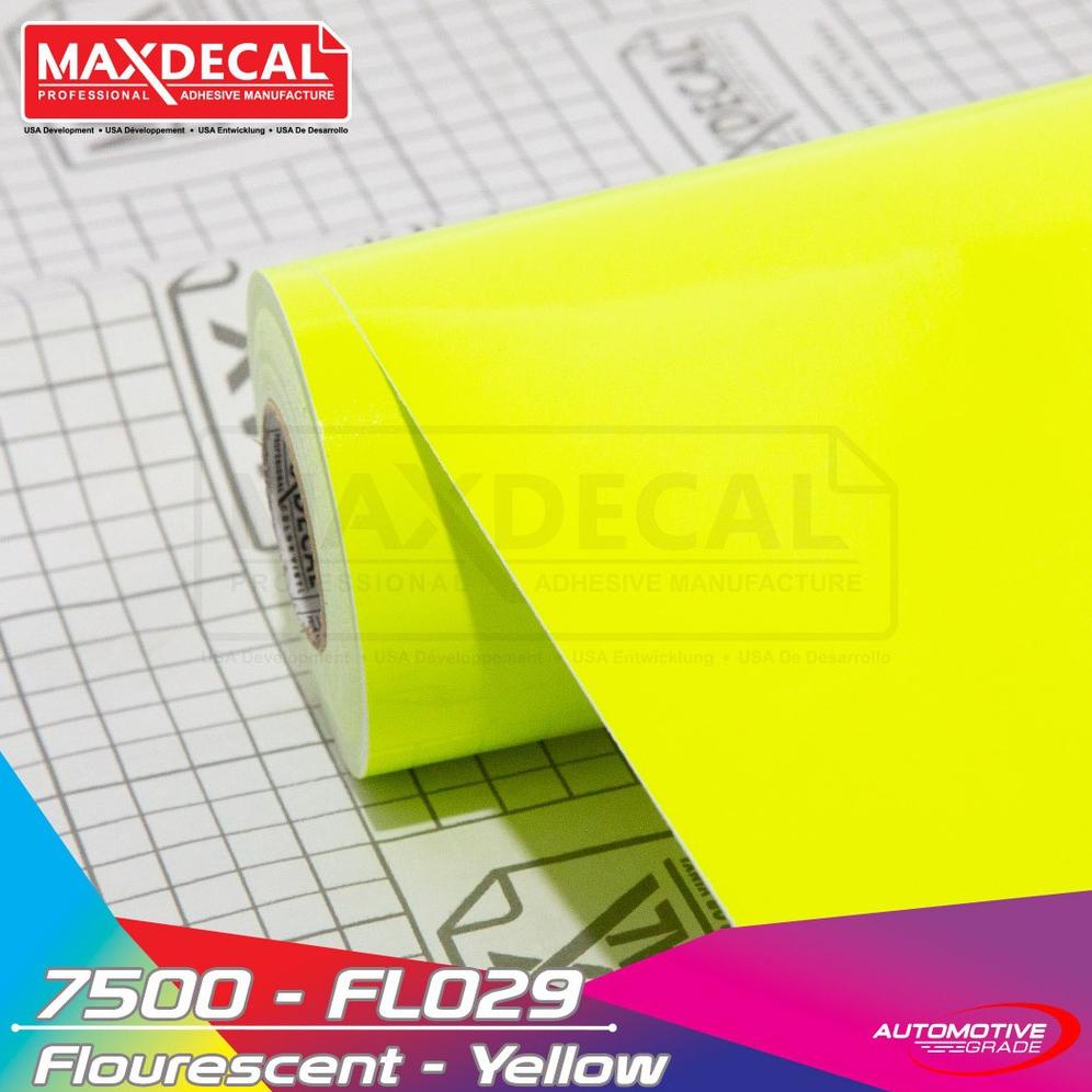 

[Per 3 Meter] Maxdecal 7500 Fl Warna Stabilo Lebar 45 Cm Color Fluorescent Neon Skotlet Motor Lentur