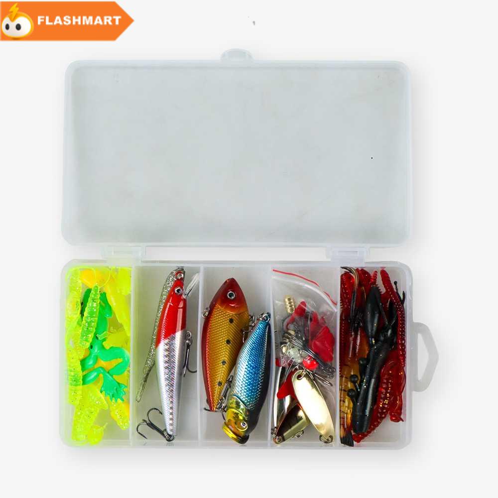 FLASHMART Umpan Pancing Ikan Set Fishing Bait Kit 91PCS - DWS250-F