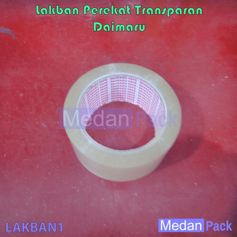 

Lakban Selotip Perekat Transparan 90 yd Daimaru per 6 pcs
