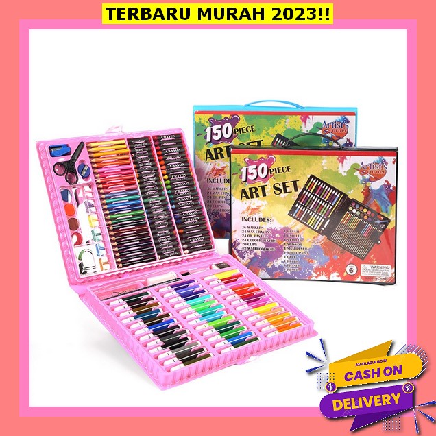 

Alat Tulis Mewarnai Usia 9 10 11 12 Thn Umur 3 4 5 6 7 Th Pastel Anak Paud Crayon Set Koper 2023 Krayon Anak Lengkap Set Koper Murah Baru Viral Hadiah Kado Alat Lukis Terbaru Pensil Warna Warna Cerah Kayon Tk Sd Sekolah Ng Crayon Art Set 150 Pcs / Crayon
