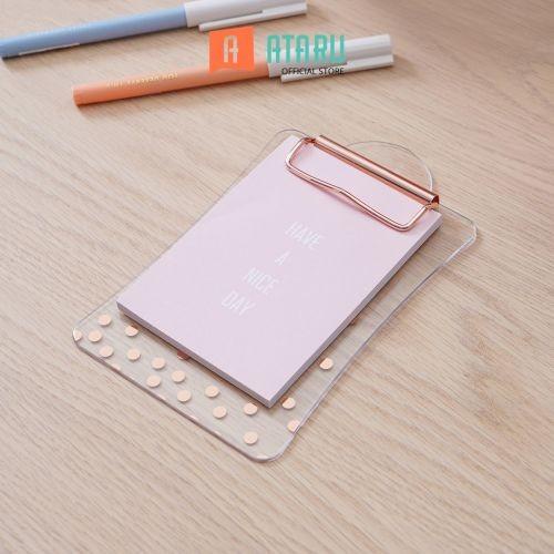 

Terlaris Ataru Papan Clipboard Mini - Rose Gold