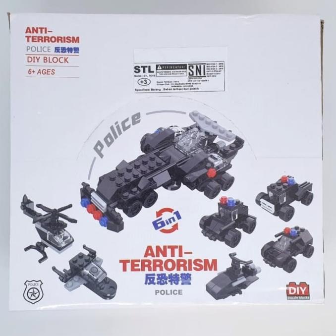 Lego Mobil Mini / Lego City Police Boat helicopter / Figure Mini Car by ceriasmarts