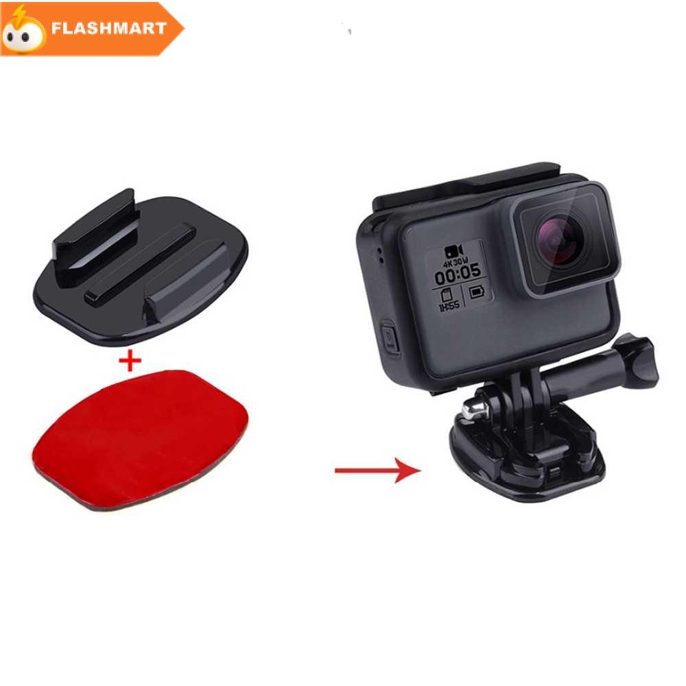 FLASHMART JMFOTO Sticker 3M Curved Flat Mount 8 PCS GoPro &amp; Xiaomi Yi - 1031
