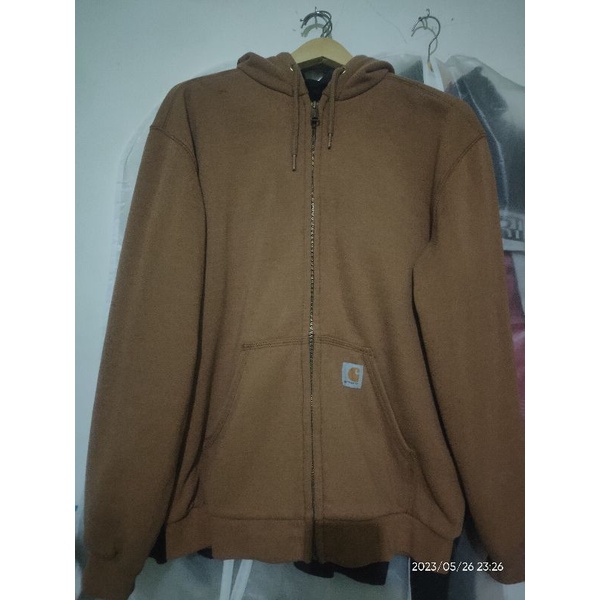 Zipper Hoodie carhartt brown