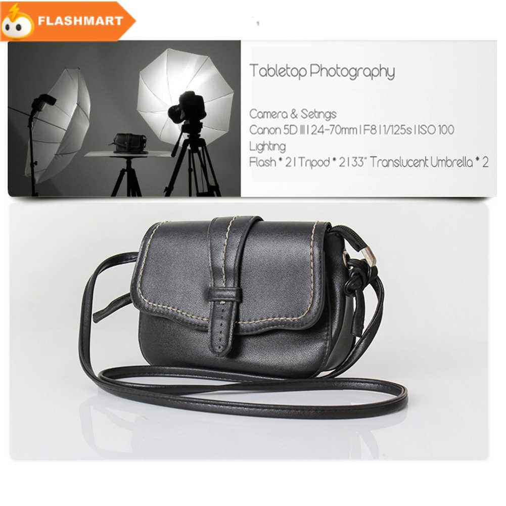 FLASHMART TaffSTUDIO Payung Soft Umbrella Fotografi Studio 84cm+Bohlam 45W - P90L