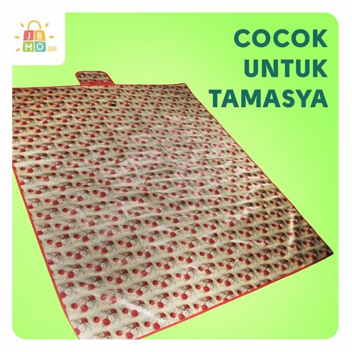 Tikar Piknik Lipat Microsatin/karpet lipat piknik microsatin