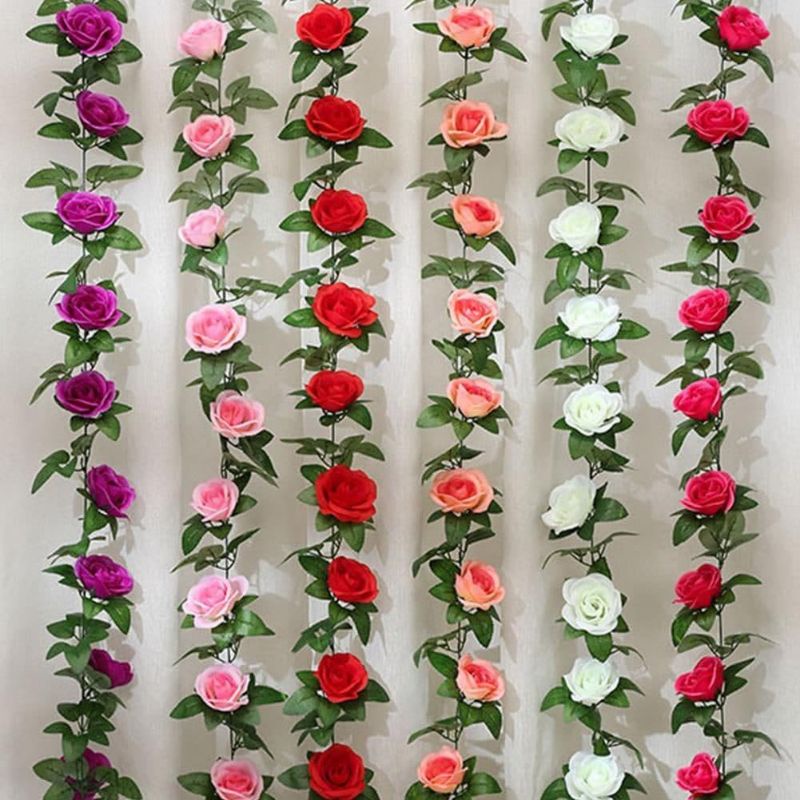 Bunga Mawar Rambat X9 / bunga sulur rambat bunga mawar rose plastik artificial