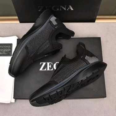 sepatu pria hitam sneaker slip on cowok ez1 men shoes run away p1shoes terlaris