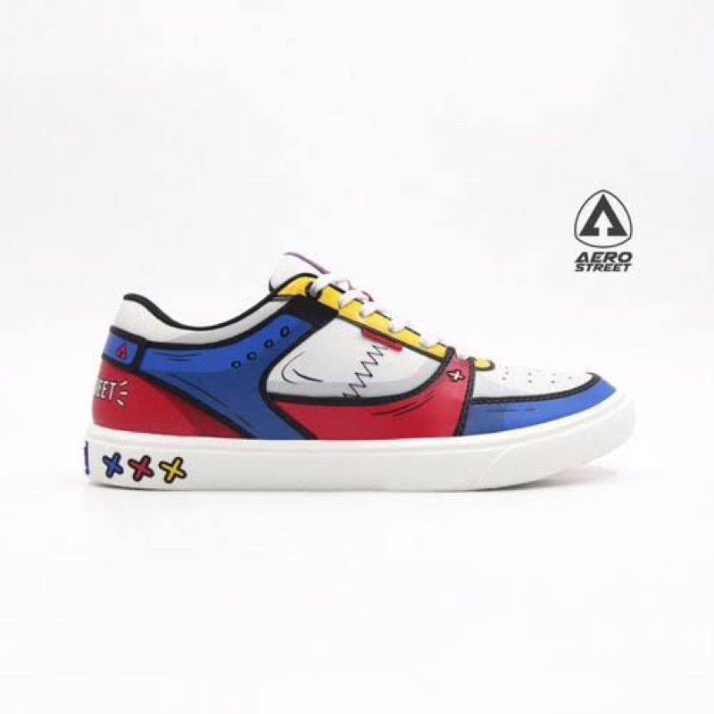 [MURAHH] Aerostreet 2D Low merah biru / 2D Low biru muda/ Dunk Merah biru / Aerostreet x tango /- OR