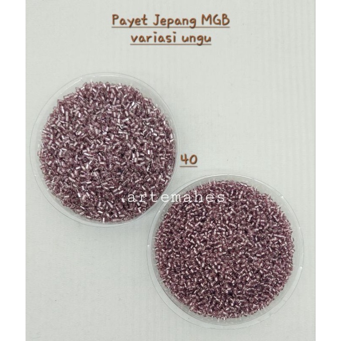 10gr Payet Jepang ASLI variasi ungu/payet kebaya/payet original