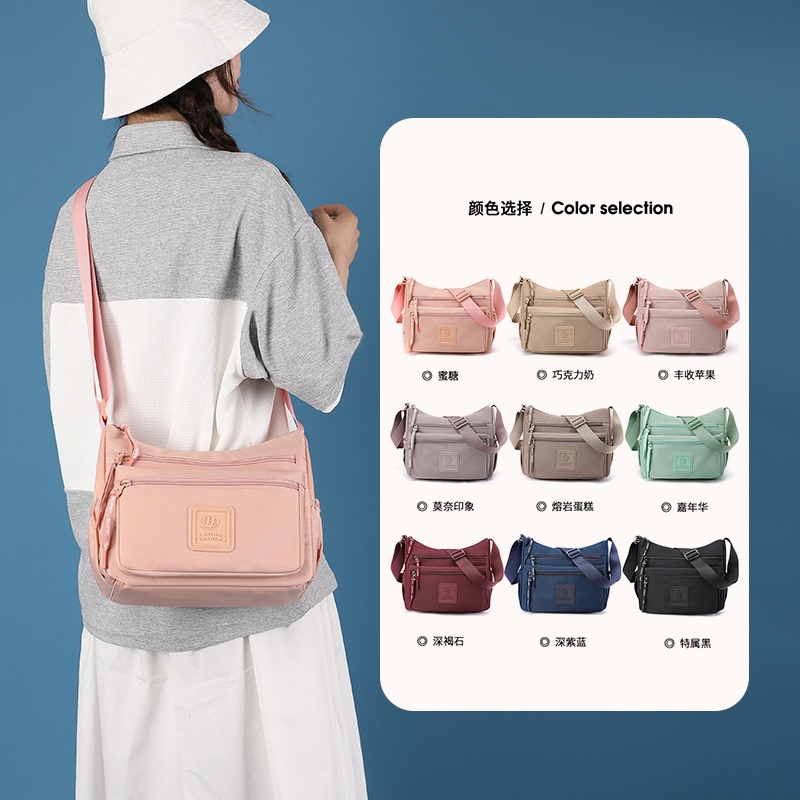 Tas selempang BOBO FASHION 9515 tas selempang wanita original import tas wanita waterproof