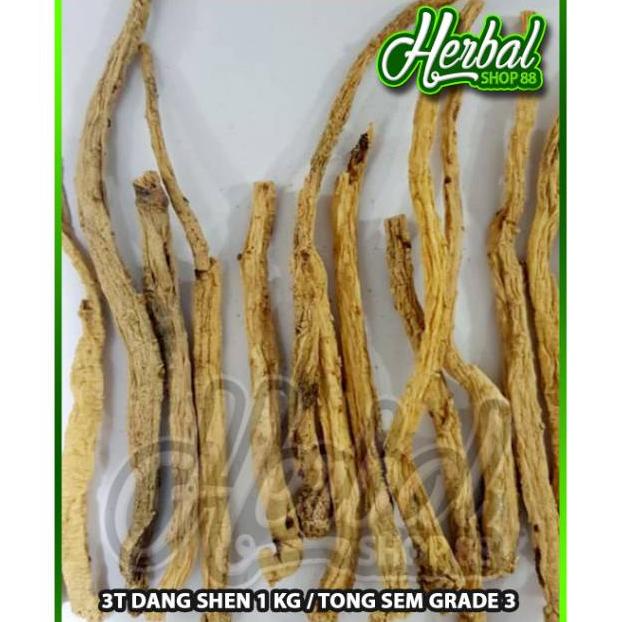 

3T Dang Shen 1 kg / Tong Sem grade 3 Best Seller