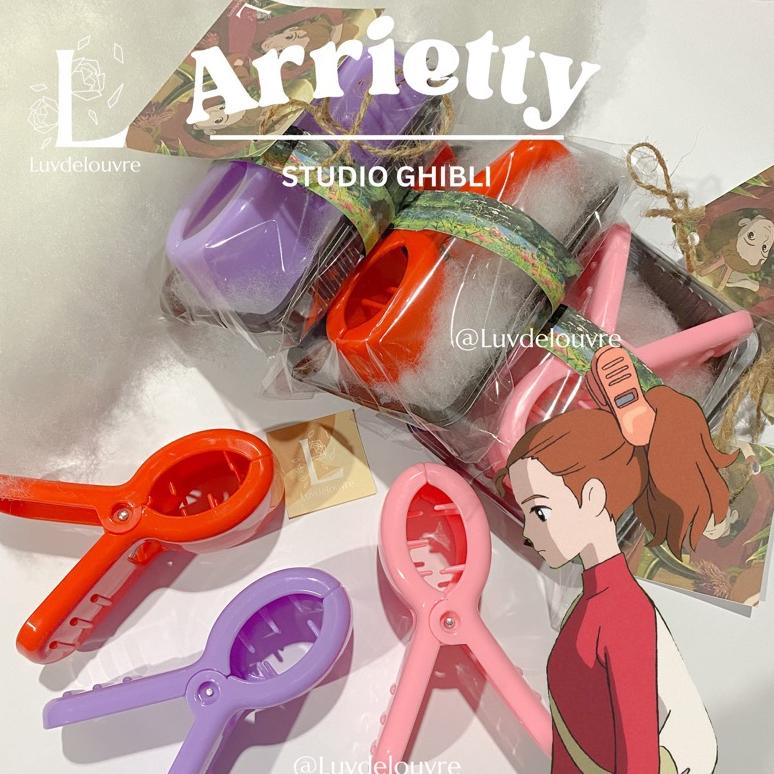 INT257 ARRIETTY STUDIO GHIBLI HAIR CLIP JEDAI JEPIT RAMBUT ++