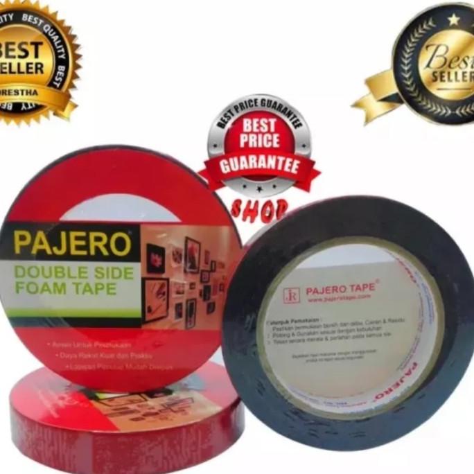 

best produk] isolasi double tape foam hitam pajero 1' ,isolasi bolak balik gabus 1'