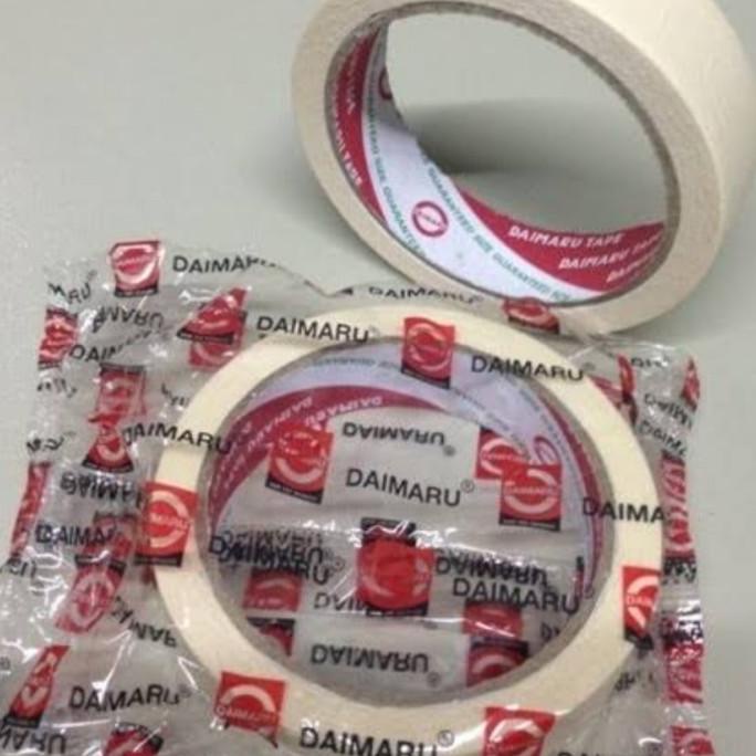 *****] daimaru masking tape 1 inch,isolasi kertas daimaru 1' ,lakban kertas 1