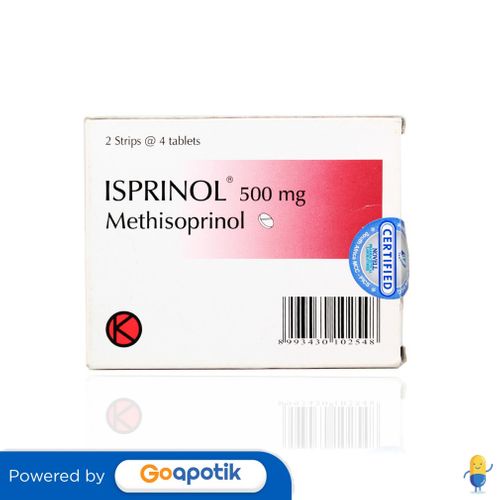ISPRINOL 500 MG BOX 8 TABLET