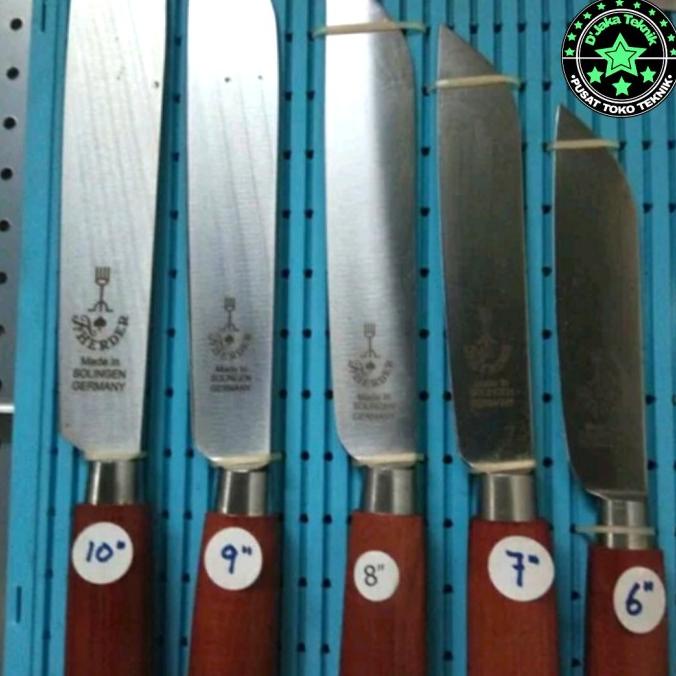 ] Pisau cap garpu 9 Inch bonus sarung pisau daging tjap garpu Germany